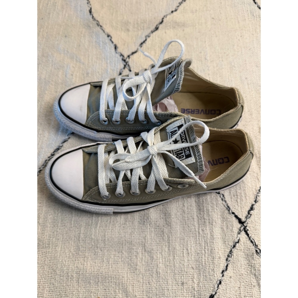 Converse Chuck Taylor All Star Low Top Sage Green Canvas Sneakers 159564F Mens 5